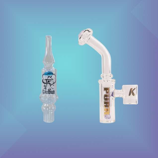 Vaping Glass Attachment and Vaping Glass Perc